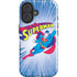 DC Comics Superman Vintage Action Pose iPhone 16 Plus Impact Case